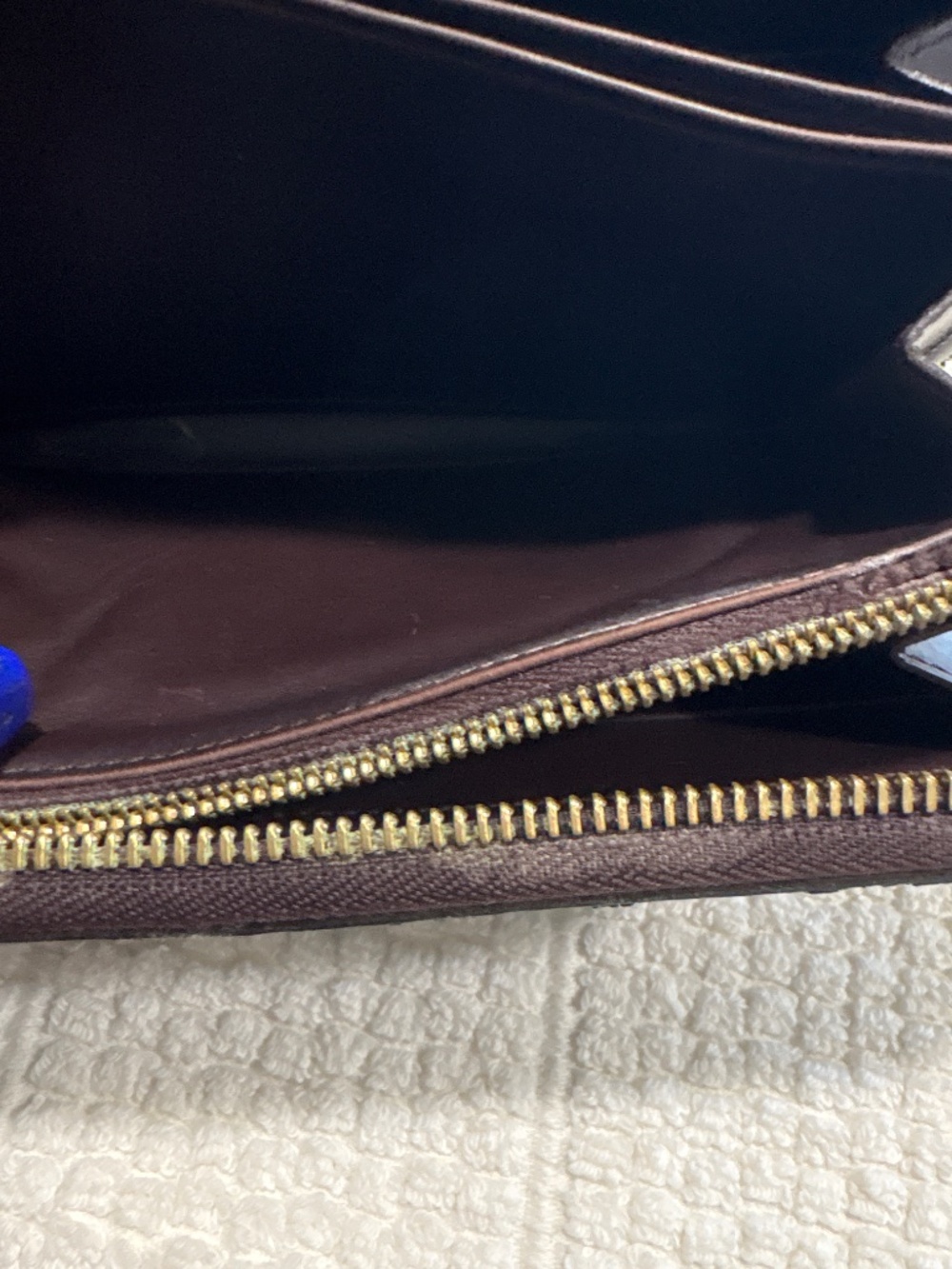 Louis Vuitton Vernice Amarante wallet - Picture 9 of 10